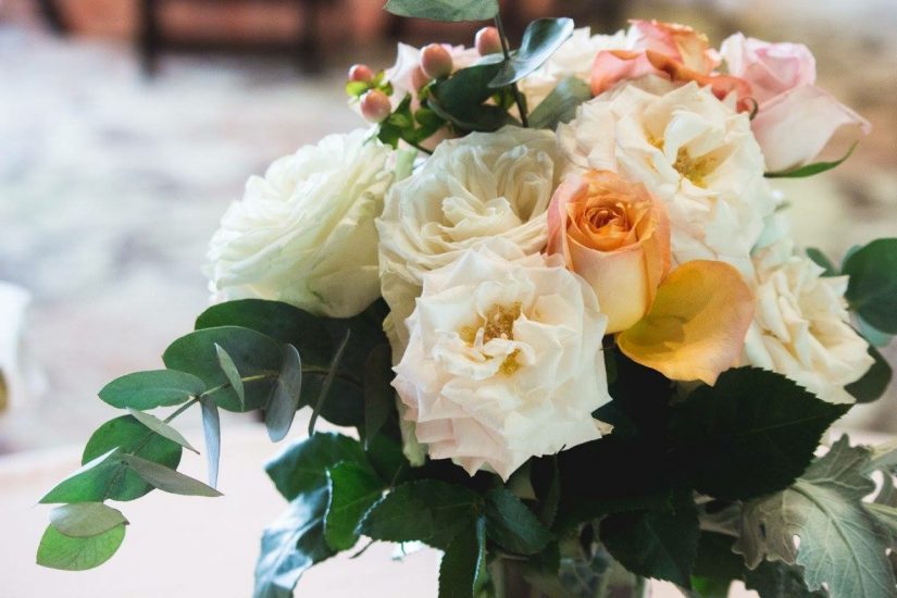Garden Roses and Eucalyptus Elements Garden Roses and Eucalyptus Elements