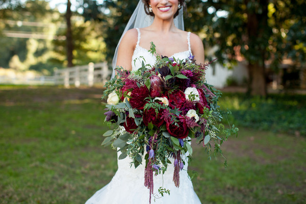 Maroon Bridal Bouquet