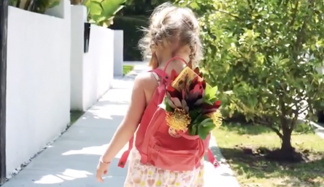 Child Floral Backpack