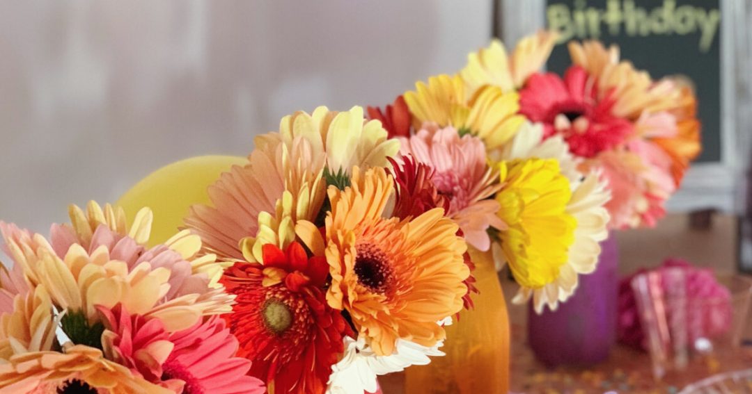 DIY Birthday Centerpiece