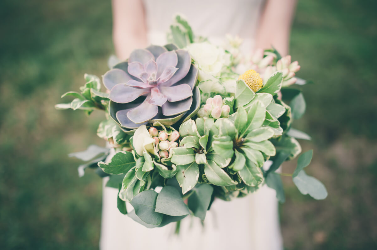 Greenery Wedding Bouquet