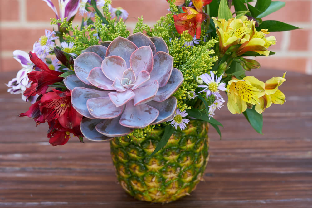 Pineapple Vase DIY Step 4