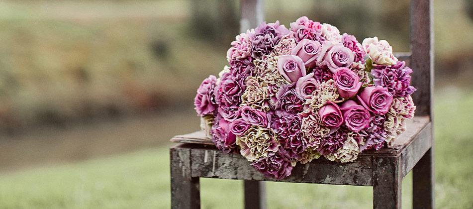 carnations and roses