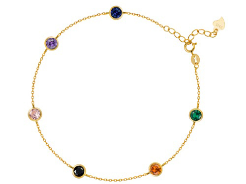 Necklace with different semi-precious stones.