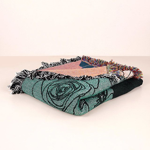 Flower themed blanket