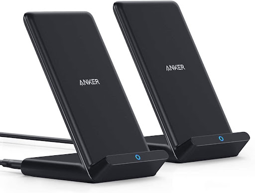Two fast phone charging stations
