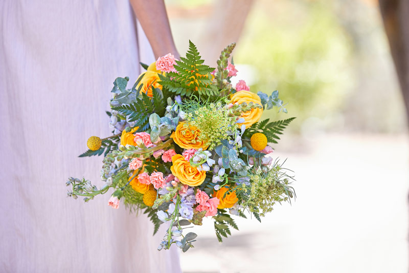 bright flower bouquet perfect for thank you gifts
